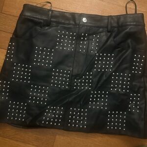 Forever 21 Black Studded Skirt